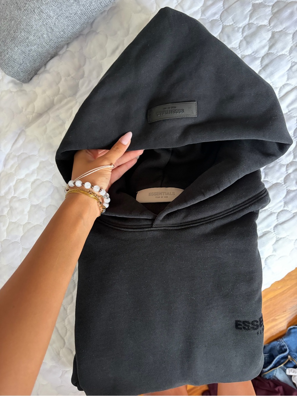 Essentials Fear of God Core Collection Hoodie Stretch Limo
